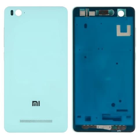Корпус Xiaomi Mi 4c, синій, Original (PRC), (панель, панели)