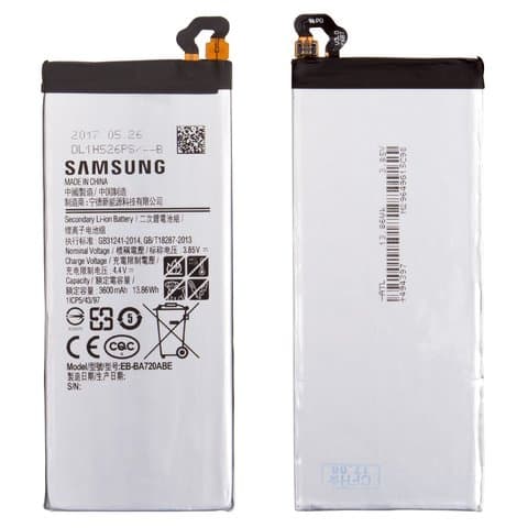 Аккумулятор Samsung SM-A720 Galaxy A7 (2017), EB-BA720ABE, Original (PRC) | 3-12 мес. гарантии | АКБ, батарея