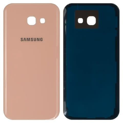 Задняя крышка Samsung SM-A520 Galaxy A5 (2017), розовая, Original (PRC) | корпус, панель аккумулятора, АКБ, батареи