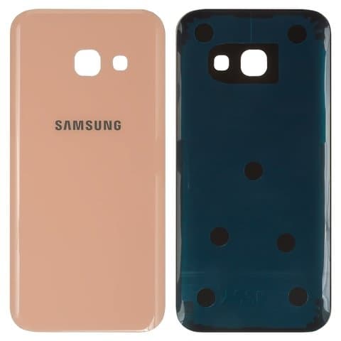 Задняя крышка Samsung SM-A320 Galaxy A3 (2017), розовая, Original (PRC) | корпус, панель аккумулятора, АКБ, батареи