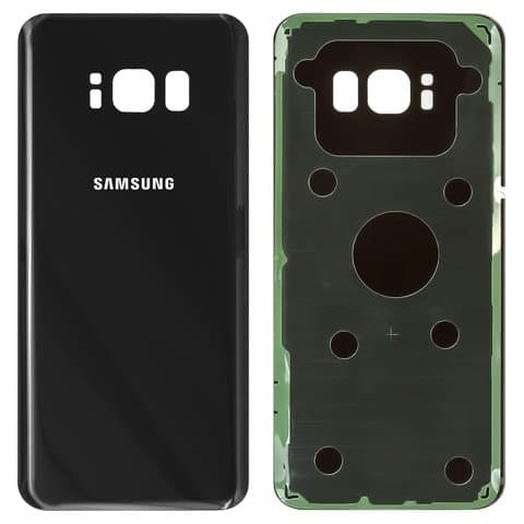 Задняя крышка Samsung SM-G950 Galaxy S8, черная, Midnight Black, Original (PRC) | корпус, панель аккумулятора, АКБ, батареи