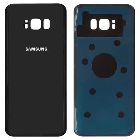 Задняя крышка Samsung SM-G955 Galaxy S8 Plus, черная, Midnight Black, Original (PRC) | корпус, панель аккумулятора, АКБ, батареи