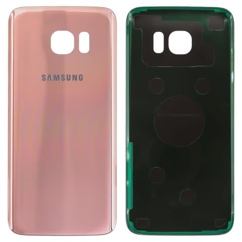 Задняя крышка Samsung SM-G935 Galaxy S7 EDGE, розовая, Original (PRC) | корпус, панель аккумулятора, АКБ, батареи