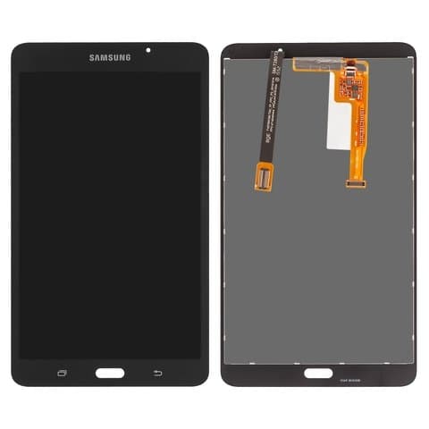 Дисплей Samsung SM-T280 Galaxy Tab A 7.0 (2016), черный | с тачскрином | Original (PRC) | дисплейный модуль, экран, монитор
