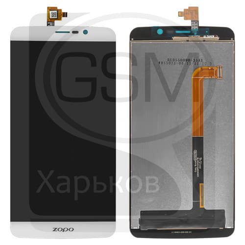 Дисплей Zopo ZP952 Speed 7 Plus, белый | с тачскрином | оригинал | дисплейный модуль, экран, монитор