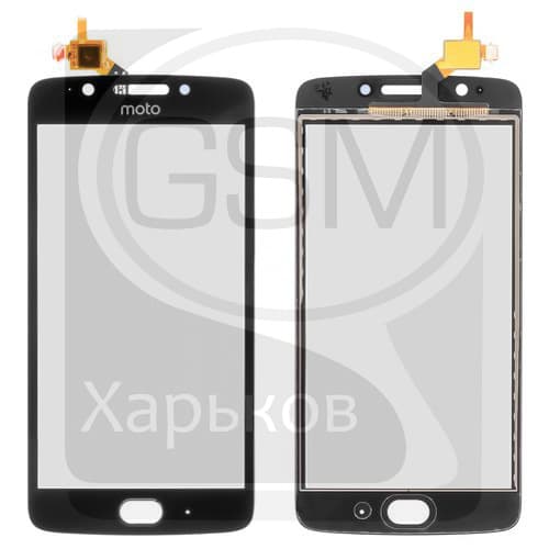 Тачскрин Motorola XT1676 Moto G5, черный | оригинал | сенсорное стекло, экран