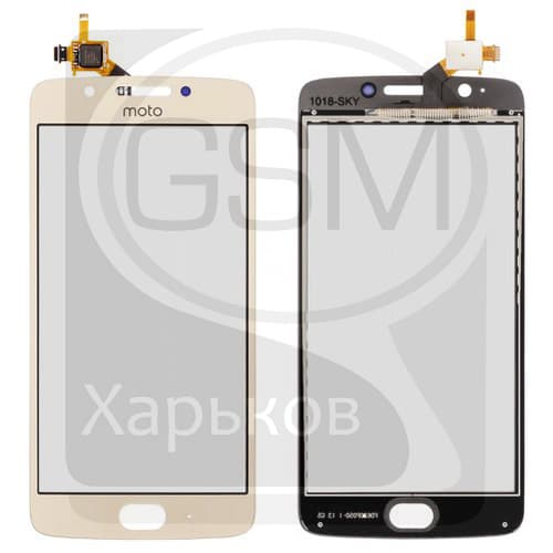 Тачскрин Motorola XT1676 Moto G5, золотистый | оригинал | сенсорное стекло, экран