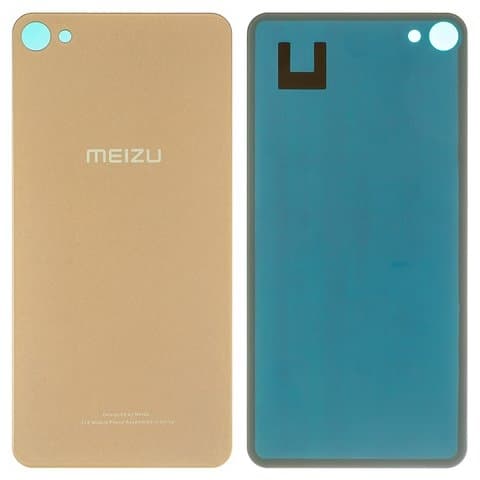Задняя крышка Meizu U20, золотистая, Original (PRC) | корпус, панель аккумулятора, АКБ, батареи