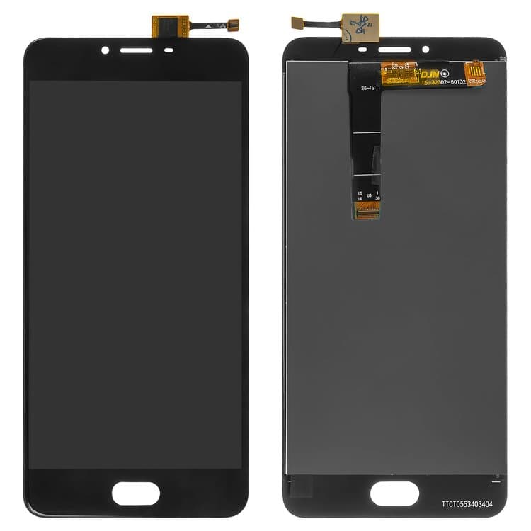 Дисплей Meizu U20, черный | с тачскрином | Original (PRC) | дисплейный модуль, экран, монитор