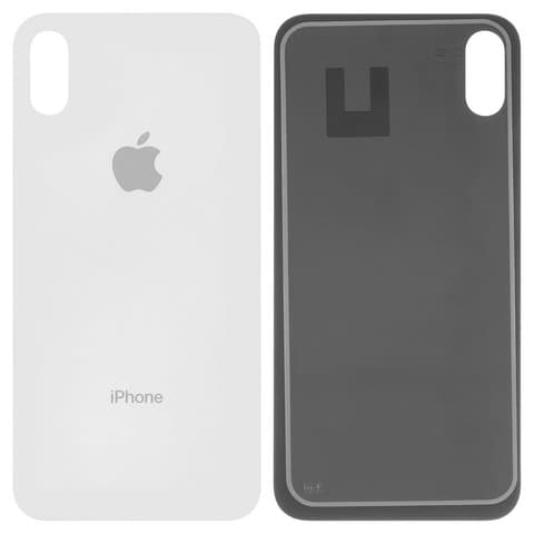 Задняя крышка Apple iPhone X, белая, нужно снять стекло камеры, small hole, High Copy | корпус, панель аккумулятора, АКБ, батареи