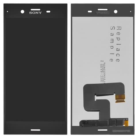 Дисплей Sony G8341 Xperia XZ1, G8342 Xperia XZ1 Dual, черный | с тачскрином | Original (PRC) | дисплейный модуль, экран