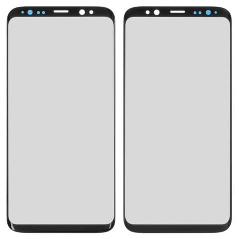 Стекло дисплея Samsung SM-G950 Galaxy S8, черное, Midnight Black | стекло тачскрина