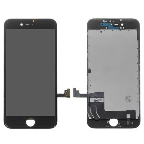 Дисплей Apple iPhone 8, iPhone SE 2020, iPhone SE 2022, черный | с тачскрином | Original (реновация) | дисплейный модуль, экран, монитор