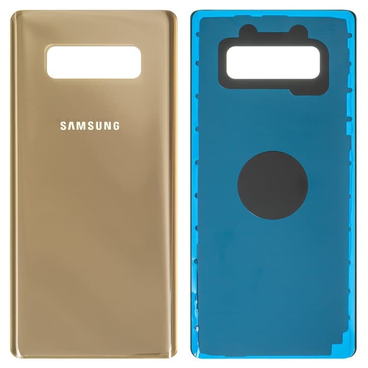 Задняя крышка Samsung SM-N950 Galaxy Note 8, золотистая, Maple Gold, Original (PRC) | корпус, панель аккумулятора, АКБ, батареи