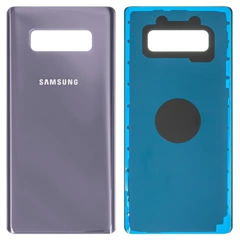Задняя крышка Samsung SM-N950 Galaxy Note 8, серая, Orchid Gray, Original (PRC) | корпус, панель аккумулятора, АКБ, батареи