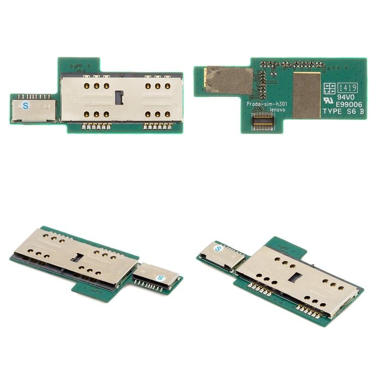 Шлейф Lenovo P780, платы карты памяти и SIM-карты, оригинал (Сервис-Центр)