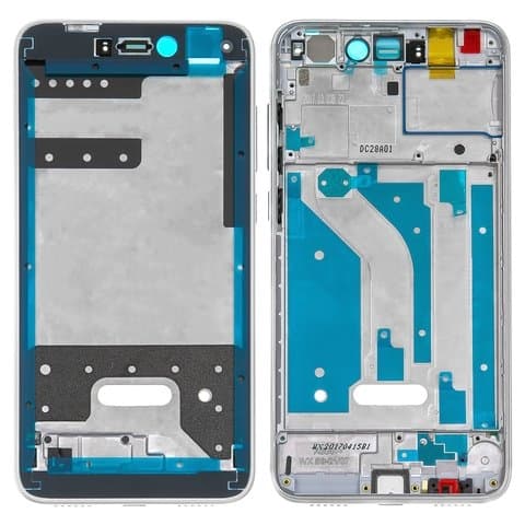 Рамка (основа) крепления дисплея Huawei P8 Lite (2017), P9 Lite (2017), PRA-LA1, PRA-LX1, белая