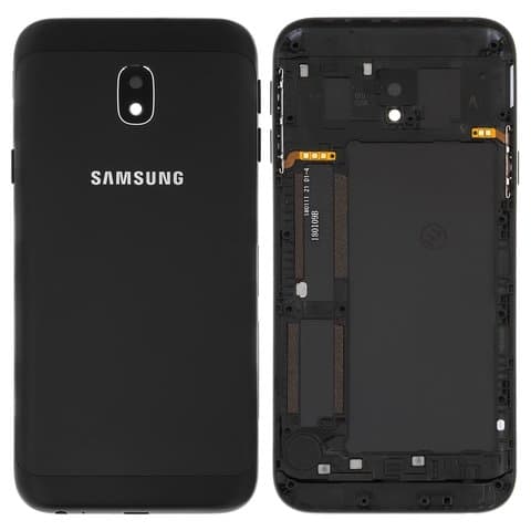 Задняя крышка Samsung SM-J330 Galaxy J3 (2017), черная, Original (PRC) | корпус, панель аккумулятора, АКБ, батареи