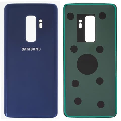 Задняя крышка Samsung SM-G965 Galaxy S9 Plus, синяя, Coral Blue, Original (PRC) | корпус, панель аккумулятора, АКБ, батареи