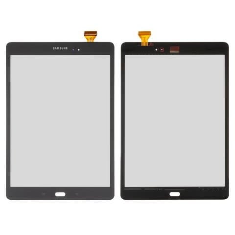 Тачскрин Samsung SM-T550 Galaxy Tab A 9.7, SM-T555 Galaxy Tab A 9.7, сірий | Original (PRC) | сенсорное стекло, экран
