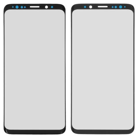 Стекло дисплея Samsung SM-G960 Galaxy S9, черное | стекло тачскрина