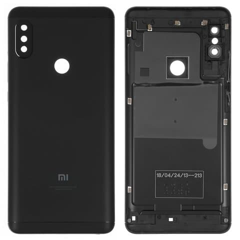 Задняя крышка Xiaomi Redmi Note 5, M1803E7SG, черная, Original (PRC) | корпус, панель аккумулятора, АКБ, батареи