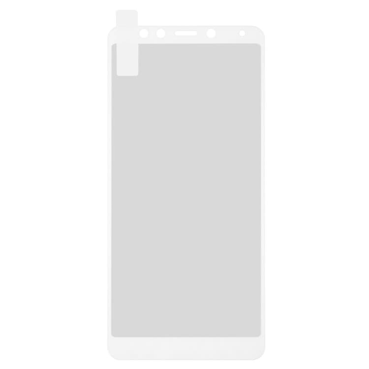 Закаленное защитное стекло Xiaomi Redmi 5, белое, Full Screen, совместимо с чехлом
