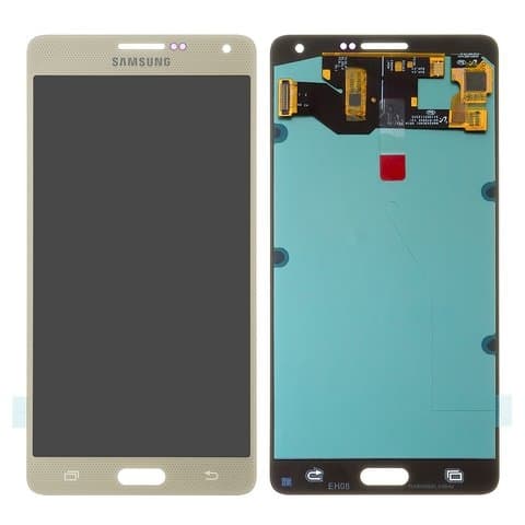 Дисплей Samsung SM-A700 Galaxy A7, золотистый | с тачскрином | High Copy, OLED | дисплейный модуль, экран