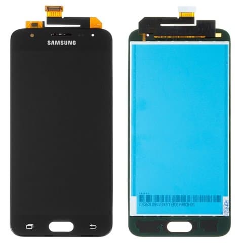 Дисплей Samsung SM-G570 Galaxy J5 Prime, черный | с тачскрином | Original (реновация) | дисплейный модуль, экран