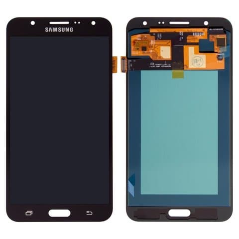 Дисплей Samsung SM-J700 Galaxy J7, чорний | з тачскріном | High Copy, OLED | дисплейный модуль, экран