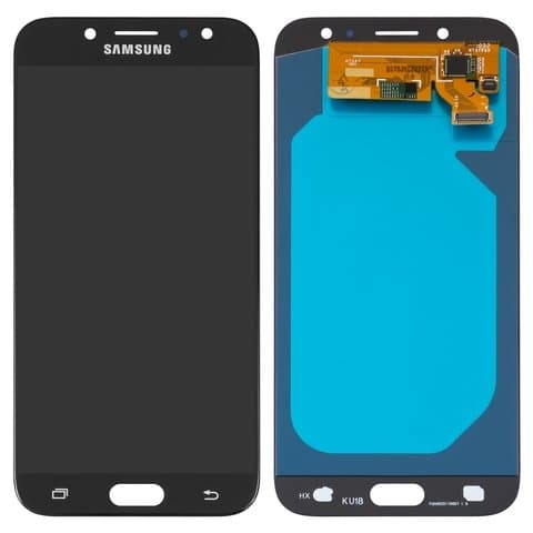 Дисплей Samsung SM-J730 Galaxy J7 (2017), черный | с тачскрином | High Copy, OLED | дисплейный модуль, экран, монитор