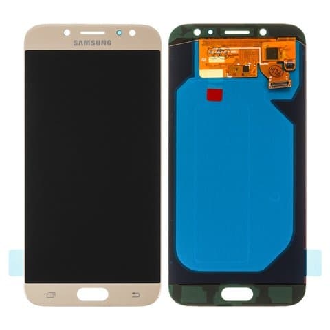 Дисплей Samsung SM-J730 Galaxy J7 (2017), золотистый с тачскрином | High Copy, OLED | дисплейный модуль, экран, монитор