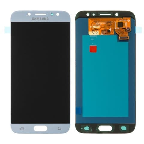 Дисплей Samsung SM-J730 Galaxy J7 (2017), голубой | с тачскрином | High Copy, OLED | дисплейный модуль, экран, монитор