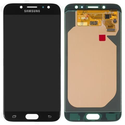 Дисплей Samsung SM-J730 Galaxy J7 (2017), чорний | з тачскріном | Original (реновація), AMOLED | дисплейный модуль, экран