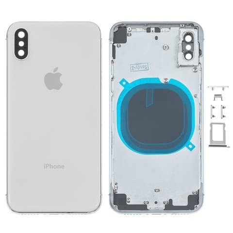 Корпус Apple iPhone X, білий, полный комплект, Original (PRC), (панель, панели)