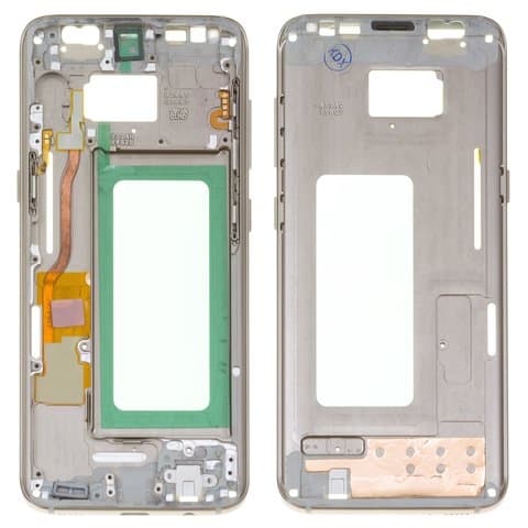 Средняя часть корпуса Samsung SM-G950 Galaxy S8, золотистая, Maple Gold, Original (PRC), (сердцевина, основа, станина, середина)
