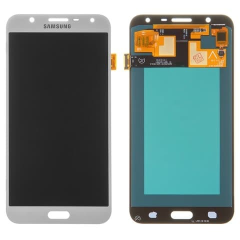 Дисплей Samsung SM-J701 Galaxy J7 Neo, белый | с тачскрином | High Copy, OLED | дисплейный модуль, экран, монитор