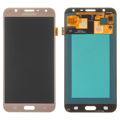 Дисплей Samsung SM-J701 Galaxy J7 Neo, золотистий | з тачскріном | High Copy, OLED | дисплейный модуль, экран