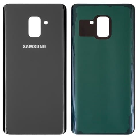 Задняя крышка Samsung SM-A730 Galaxy A8 Plus (2018), черная, Original (PRC) | корпус, панель аккумулятора, АКБ, батареи