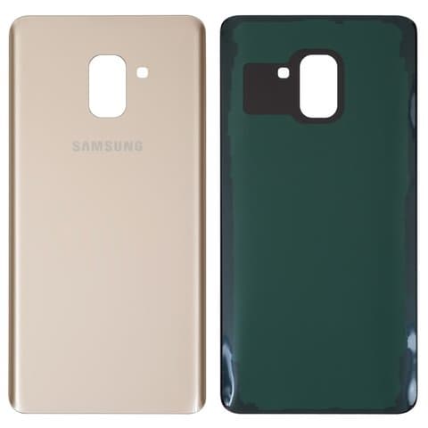 Задняя крышка Samsung SM-A730 Galaxy A8 Plus (2018), золотистая, Original (PRC) | корпус, панель аккумулятора, АКБ, батареи