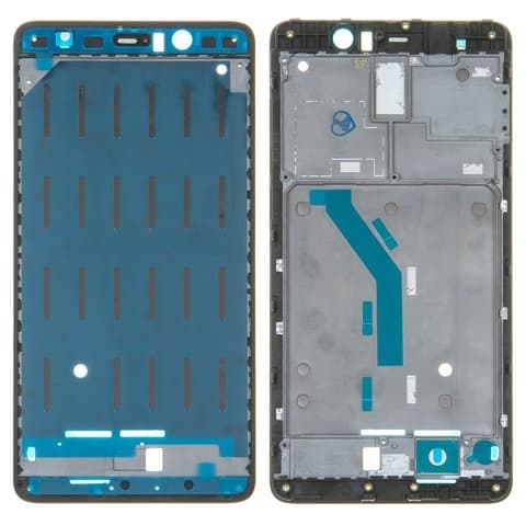 Рамка (основа) крепления дисплея Xiaomi Mi 5s Plus, черная, Original (PRC)