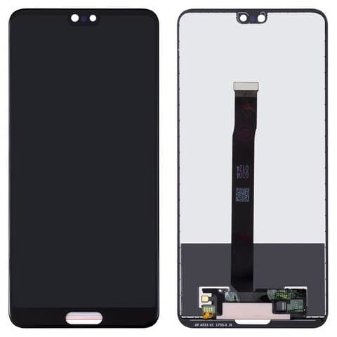Дисплей Huawei P20, EML-L29, EML-L09, чорний | з тачскріном | Original (PRC) | дисплейный модуль, экран