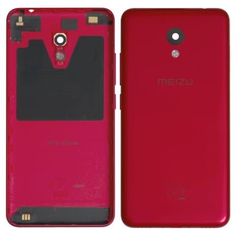 Задняя крышка Meizu M5c, M710H, красная, оригинал | корпус, панель аккумулятора, АКБ, батареи