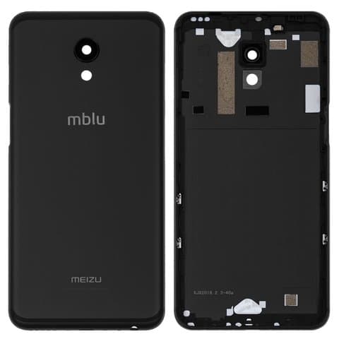 Задняя крышка Meizu M6s, M712H, черная, Original (PRC) | корпус, панель аккумулятора, АКБ, батареи