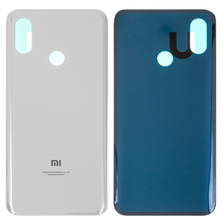Задняя крышка Xiaomi Mi 8, M1803E1A, белая, Original (PRC) | корпус, панель аккумулятора, АКБ, батареи