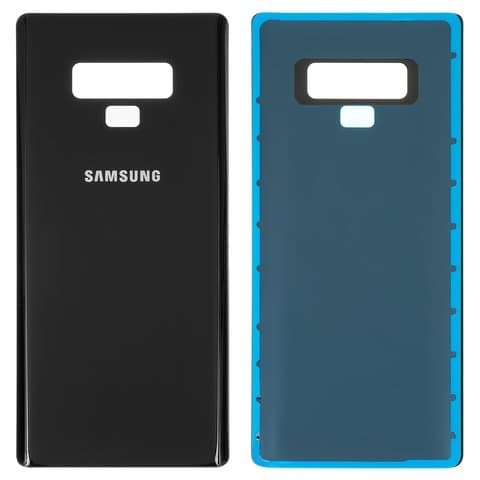 Задняя крышка Samsung SM-N960 Galaxy Note 9, черная, Midnight Black, Original (PRC) | корпус, панель аккумулятора, АКБ, батареи