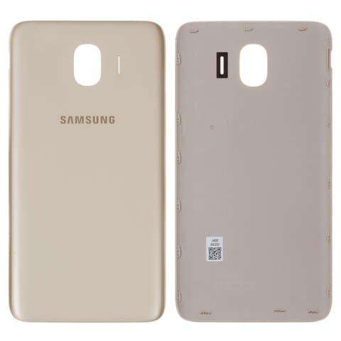 Задняя крышка Samsung SM-J400 Galaxy J4 (2018), золотистая, Original (PRC) | корпус, панель аккумулятора, АКБ, батареи