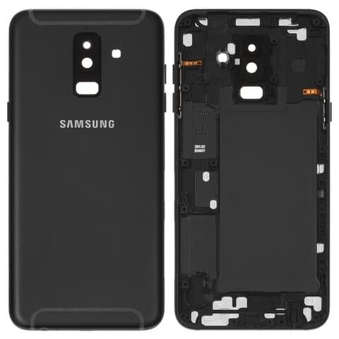 Задняя крышка Samsung SM-A605 Galaxy A6 Plus (2018), черная, Original (PRC) | корпус, панель аккумулятора, АКБ, батареи