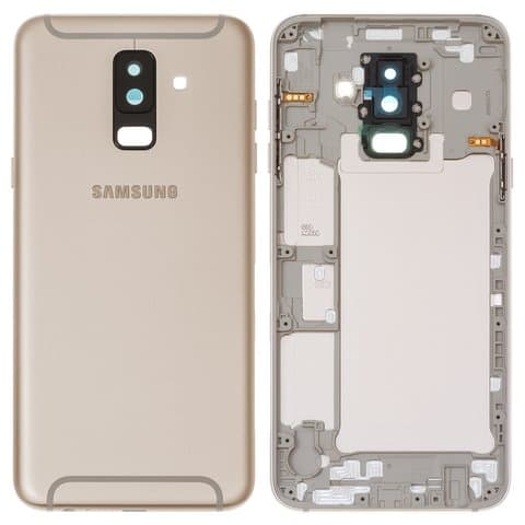Задние крышки для Samsung SM-A605 Galaxy A6 Plus (2018) (золотистый)