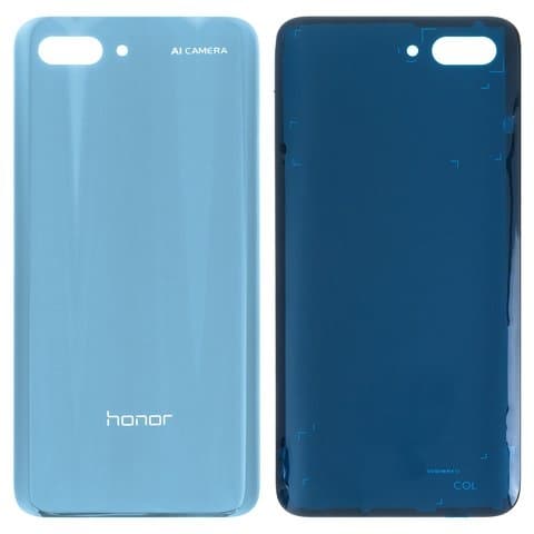 Задняя крышка Huawei Honor 10, COL-L29, COL-L29D, серая, голубая, Glacier Grey, Original (PRC) | корпус, панель аккумулятора, АКБ, батареи